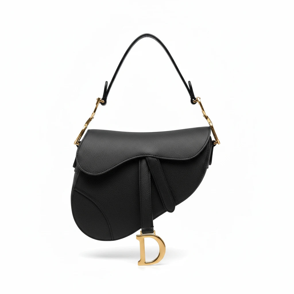 Dior Bag Saddle bag with strap grained calfskin