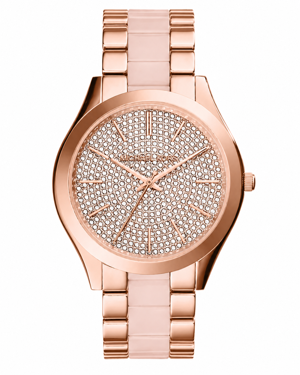 Michael Kors Women’s Quartz Stainless Steel Crystal Pave
