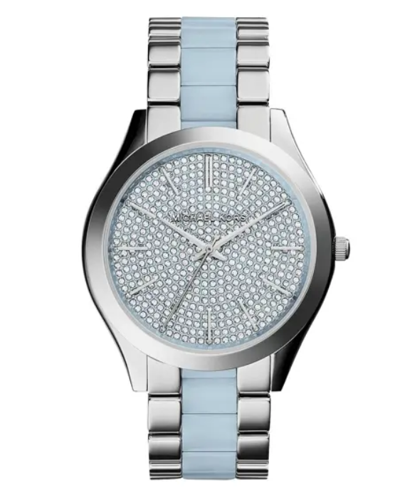 Michael Kors Women’s Quartz Stainless Steel Crystal Pave