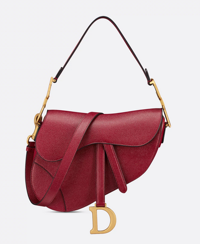 Dior Bag Saddle bag with strap grained calfskin